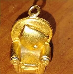 Gold Tone Pendant
